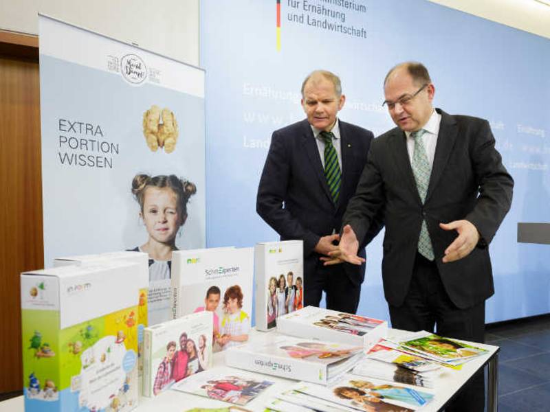 Bundesernährungsminister setzt auf Extraportion Wissen im Unterricht