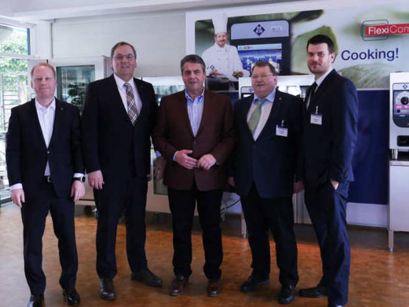 Sigmar Gabriel zu Gast in der Großküche
