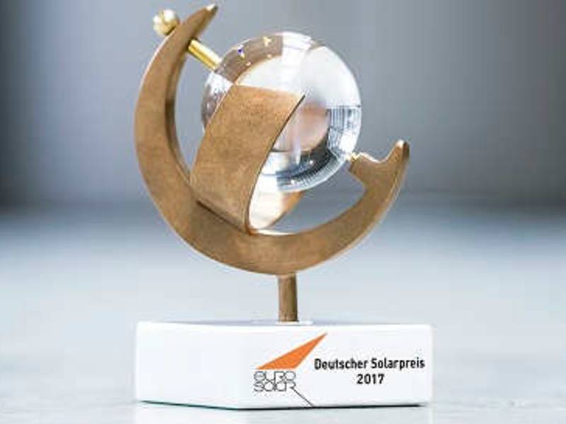 Neun PreisträgerInnen mit dem Deutschen Solarpreis 2017 in Wuppertal ausgezeichnet