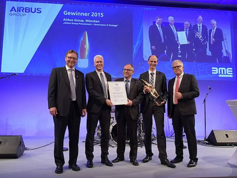 Airbus Group gewinnt den BME-Innovationspreis 2015