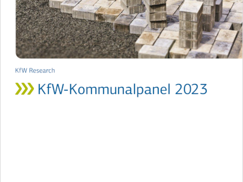 KfW-Kommunalpanel 2023: Investitionsrückstand steigt trotz Mehrfachbelastungen nur moderat