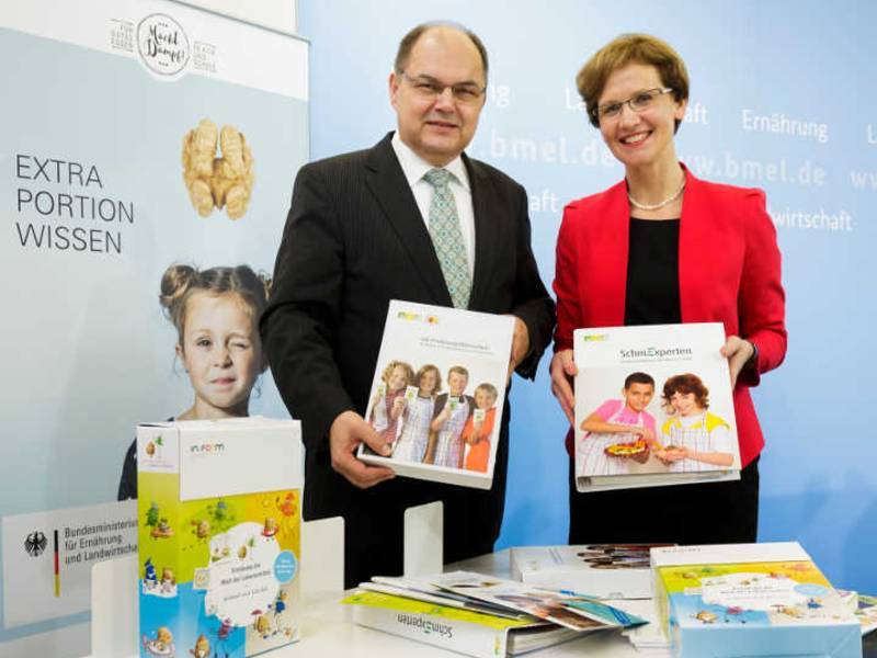 Bundesernährungsminister setzt auf Extraportion Wissen im Unterricht