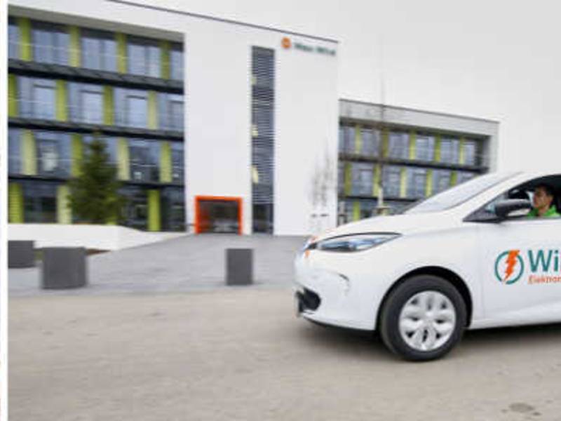 Mit dem Elektroauto „Zoe“ von Renault beweist die Max Wild GmbH: Elektromobilität lohnt sich