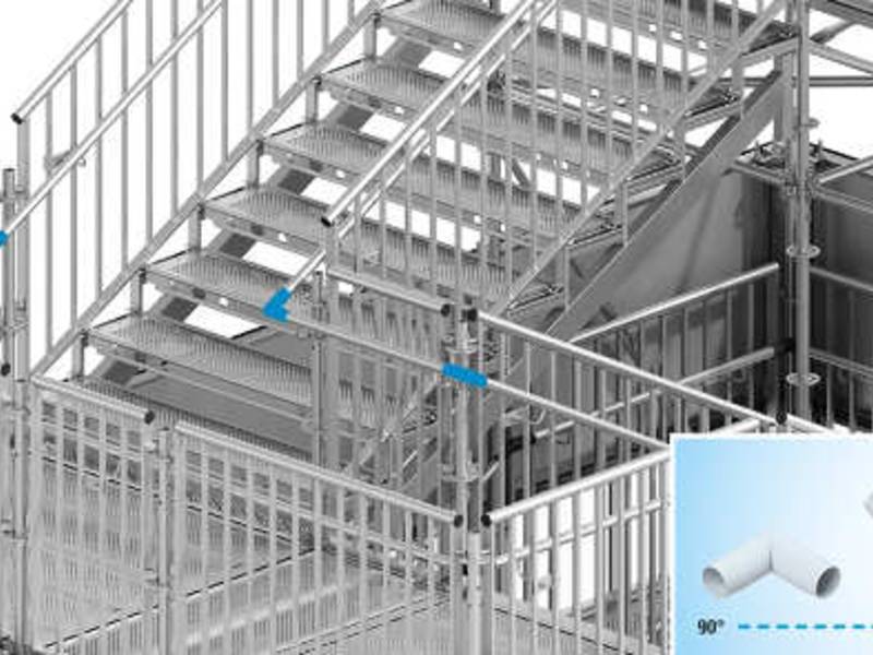 Neue Systemlösungen für Layher Treppentürme