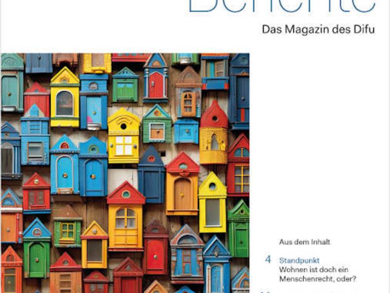 Neue Ausgabe des Difu-Magazins "Berichte" erschienen