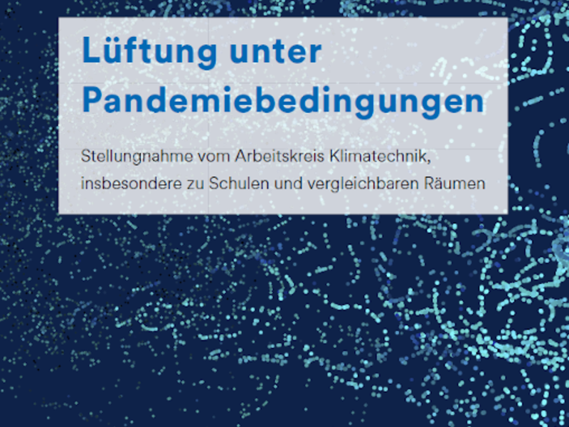 Schullüftung unter Pandemiebedingungen
