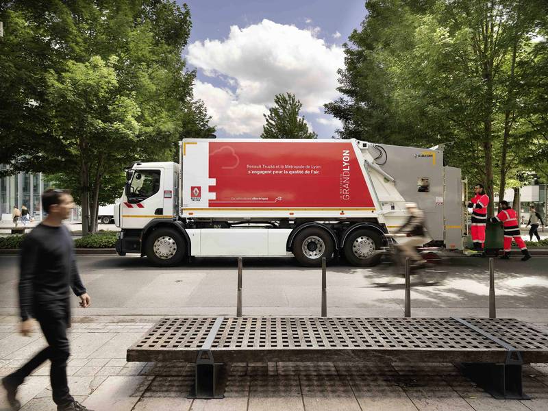 Renault Trucks übergibt einen D Wide Z.E. an die Metropolregion Lyon