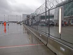 Flughafen München: Großbaustelle mit Betafence-Mobilzaun gesichert