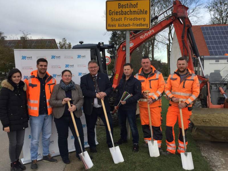 M-net und miecom bauen Glasfasernetz in Friedberg weiter aus