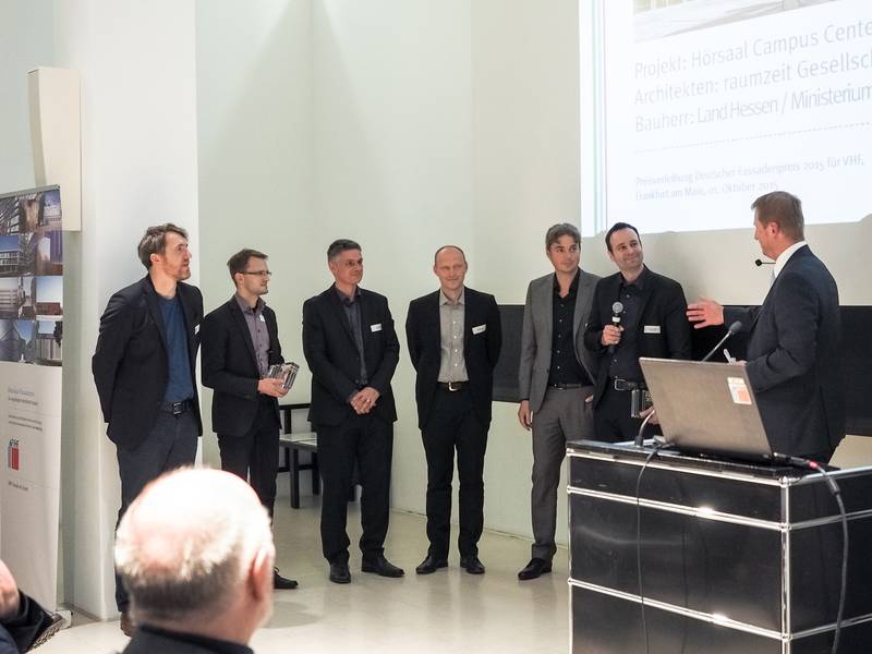 Deutscher Fassadenpreis für VHF 2015 an raumzeit Architekten verliehen