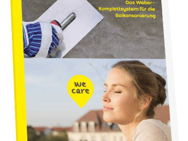 Broschüre zur Balkonsanierung mit System
