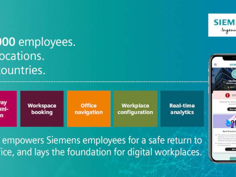 Siemens stattet 600 Standorte mit Workplace-App Comfy aus