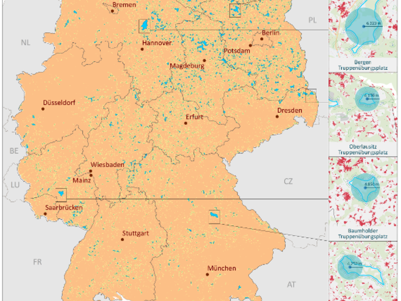 Häusernetz überspannt Deutschland – neue Studie in “Landscape and Urban Planning”