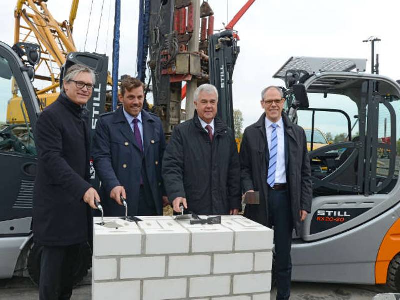 STILL und ECE legen Grundstein für neues Logistikzentrum in Hamburg