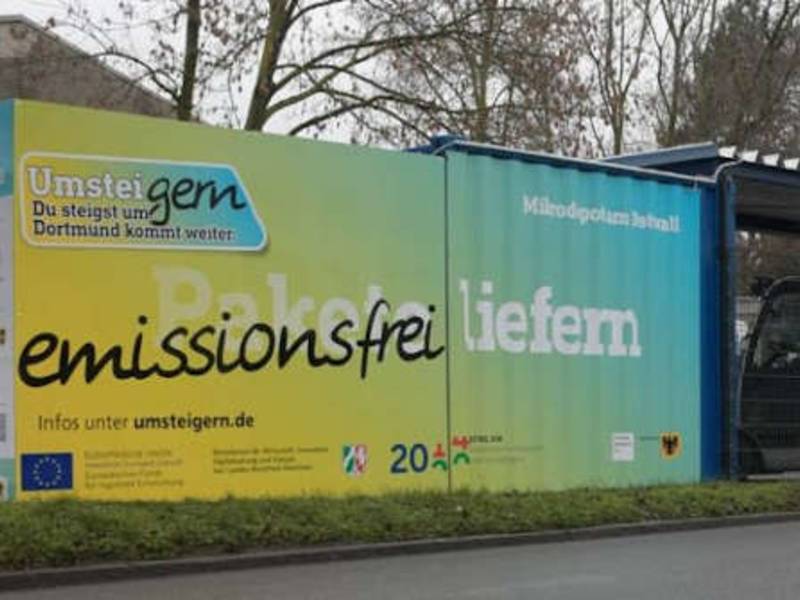 Mikrodepot für emissionsfreie Innenstadt