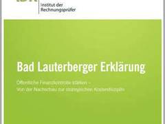 Bad Lauterberger Erklärung fordert Stärkung der öffentlichen Finanzkontrolle