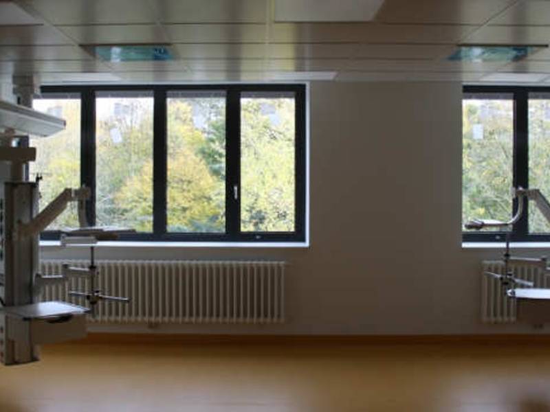 Multifunktionsgläser im Erweiterungsbau des Florence-Nightingale-Krankenhauses in Düsseldorf