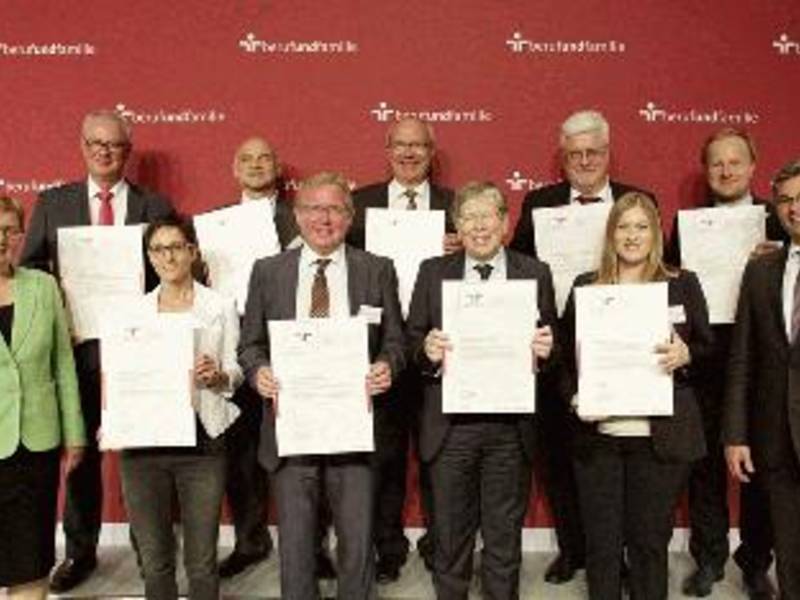 Verleihung des Zertifikats