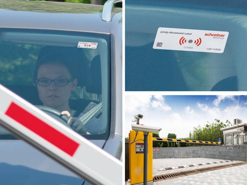 Innovative ((rfid))-Windshield Labels und ein neu entwickelter ((rfid))-Parkausweis
