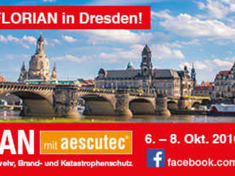FLORIAN 2016 in Dresden: Deutschlands Feuerwehrmesse des Jahres startet in 6 Wochen