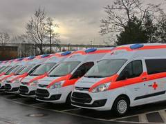 500. Ford Transit "Bayern Krankentransportwagen" übergeben