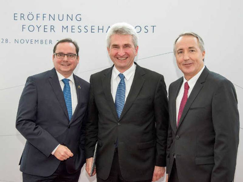 Messe Essen feiert Abschluss der ersten Bauphase