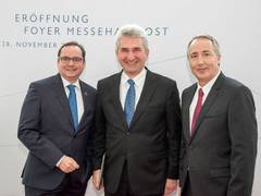 Messe Essen feiert Abschluss der ersten Bauphase
