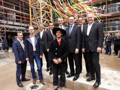 Richtfest am Kölner Konrad-Adenauer-Ufer