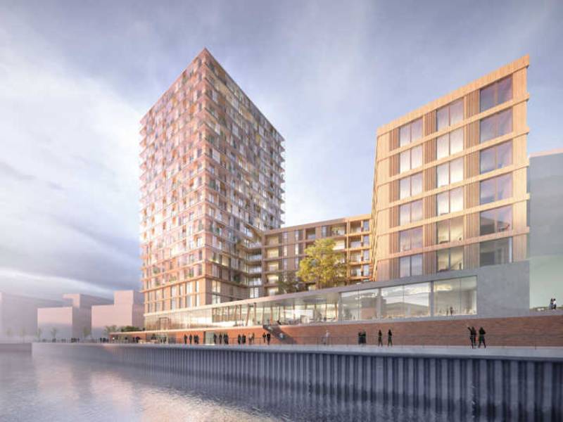 In Hafencity: bald höchstes Holzhochhaus Deutschlands