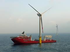 Stadtwerke-Windpark in der Nordsee geht ans Netz --- Trianel Windpark Borkum liefert ersten Strom