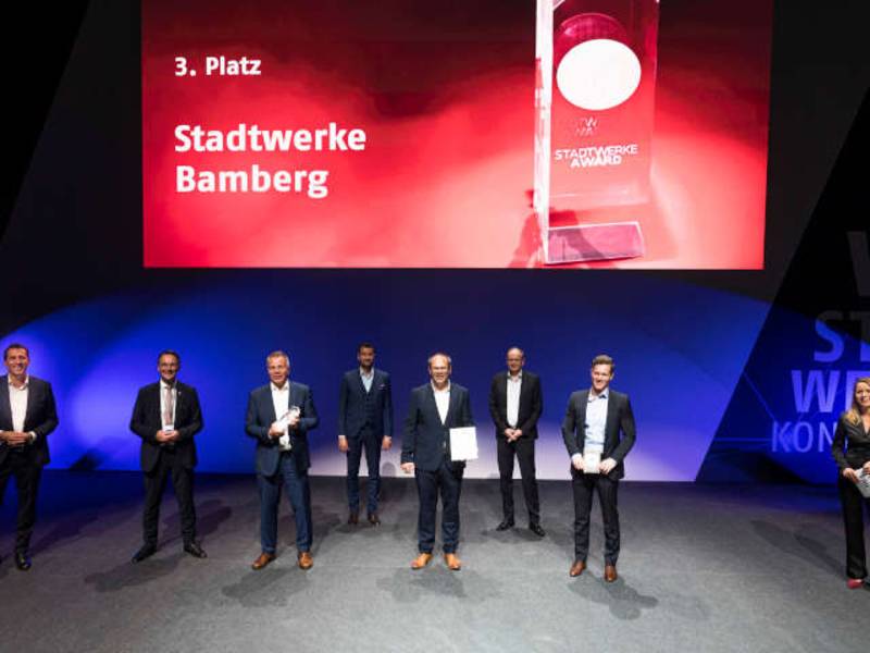 Stadtwerke-Projekte aus Schweinfurt, Berlin und Bamberg gewinnen den STADTWERKE AWARD 2021