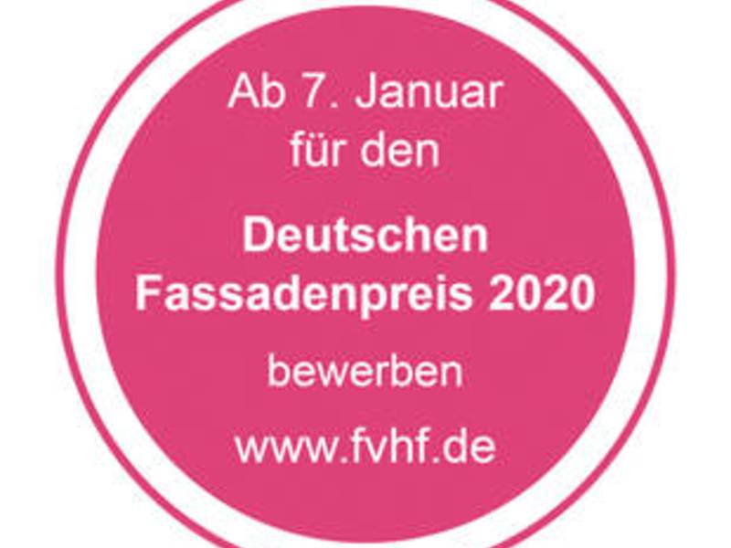 Deutscher Fassadenpreis 2020 für Vorgehängte Hinterlüftete Fassaden (VHF) ausgelobt