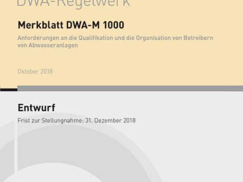 Anforderungen an die Qualifikation und die Organisation von Betreibern von Abwasseranlagen