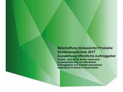 Was behindert biobasierte Produkte im öffentlichen Einkauf?