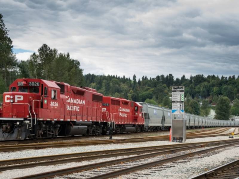 Erster großer Güterzug erreicht K+S-Hafenanlage in Vancouver