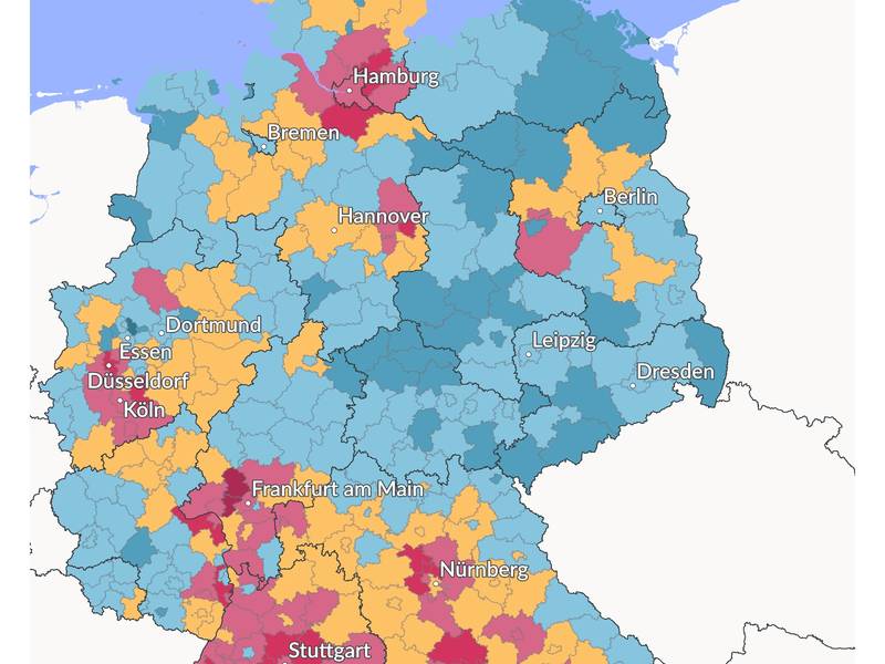 Kaufkraft der Deutschen steigt 2023 auf 26.271 Euro
