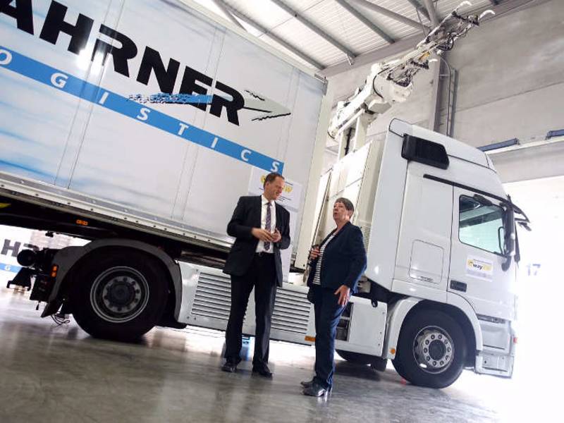 Freie Fahrt für Test mit abgasfreien Lkw in Baden-Württemberg
