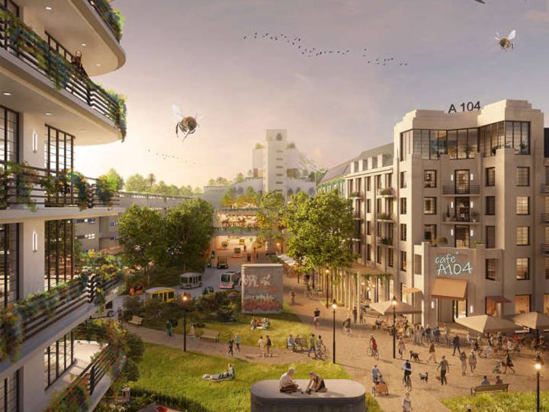 Stadt statt A 104: Patzschke Architekten stellen neuen Entwurf für Berliner Breitenbachplatz vor