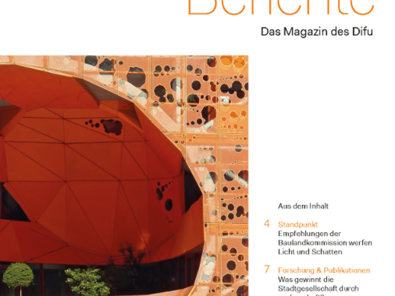 Difu-Magazin "Berichte" erschienen