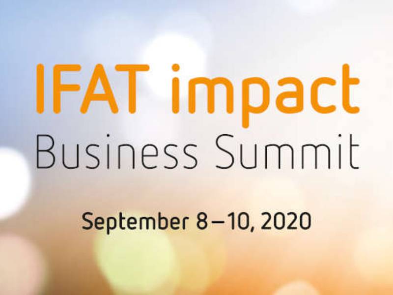 IFAT impact Business Summit: Jetzt die Teilnahme planen