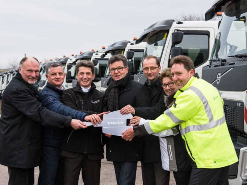 22 Volvo FE-Müllsammelfahrzeuge für den AZV Rhein-Mosel-Eifel