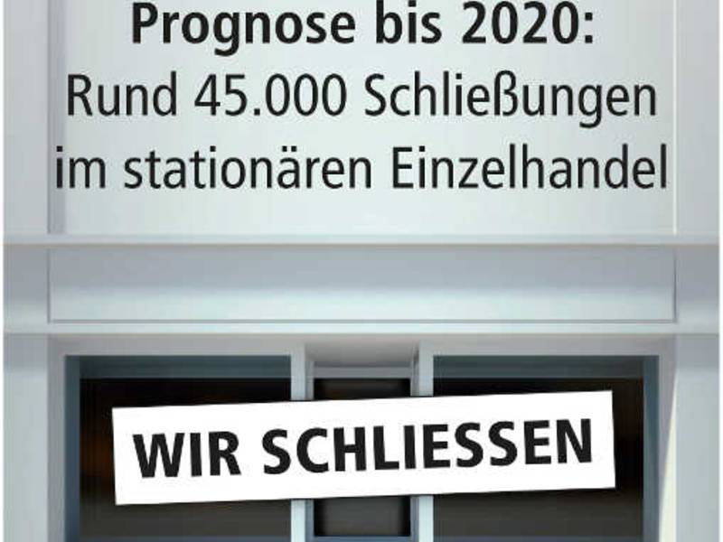 Online-Shops verursachen Geschäftsaufgaben