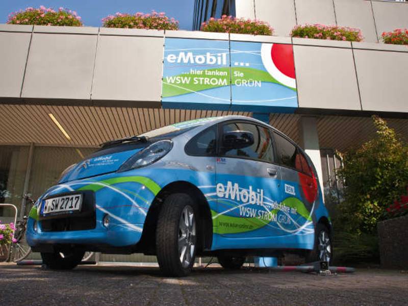 Elektroauto-Stromtarif der WSW bundesweit Spitze