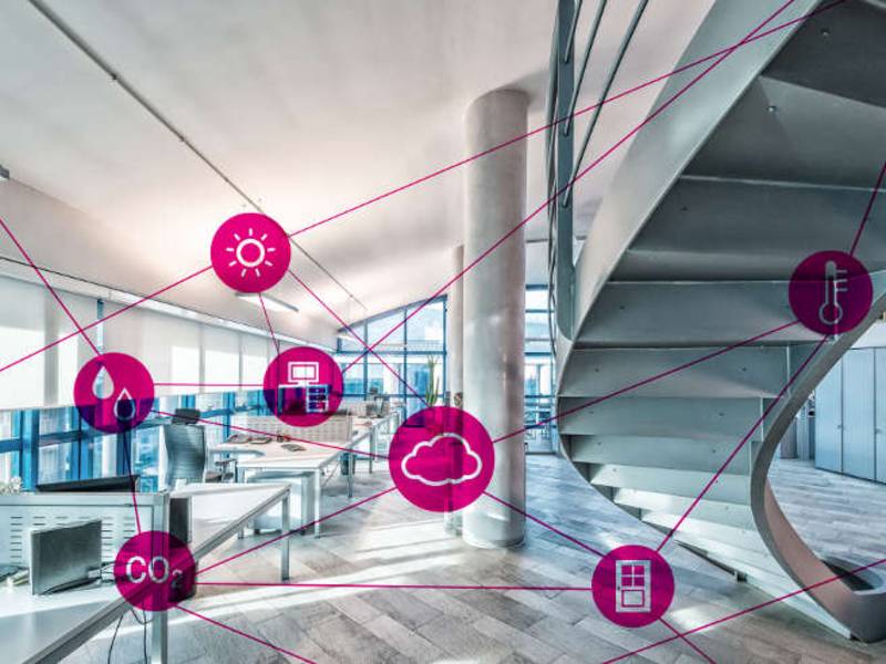Intelligente Gebäudesteuerung aus dem Netz: Telekom sorgt für gutes Raumklima