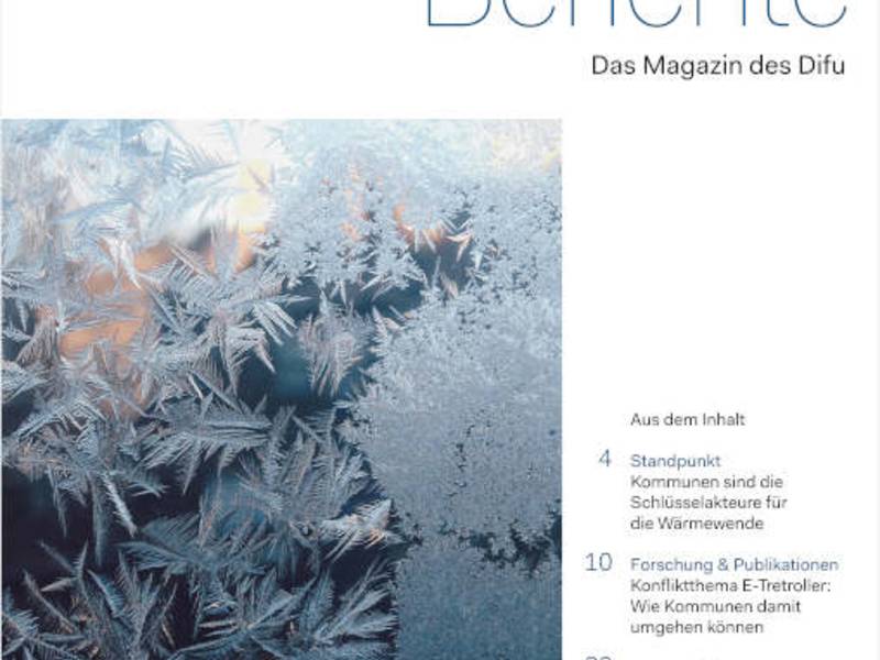 Neue Ausgabe des Difu-Magazins "Berichte" erschienen