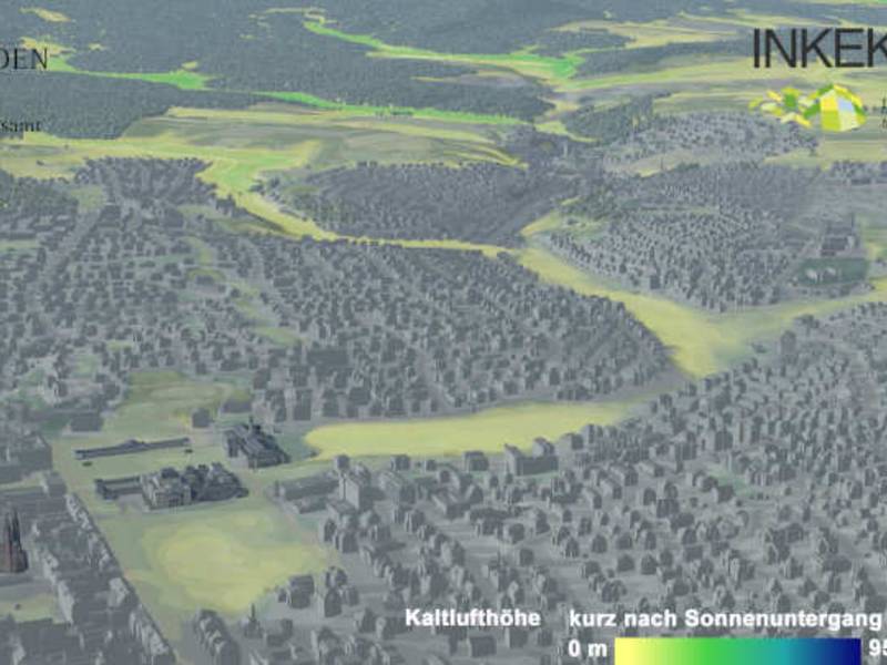 Lokale Kaltluft in Städten: Ein wichtiger Baustein im Zuge der Klimaanpassung