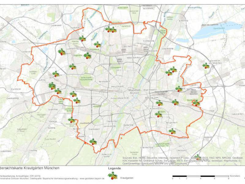 Essbare Stadt München – Ergebnisse einer Befragung zu den Krautgärten der Stadt liegen vor