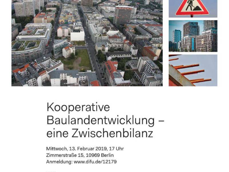 Kooperative Baulandentwicklung – eine Zwischenbilanz