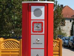 Notruf im öffentlichen Bereich mit der Notrufsäule "Flex"