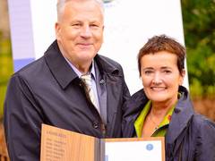 Verleihung ECOT-Urkunde